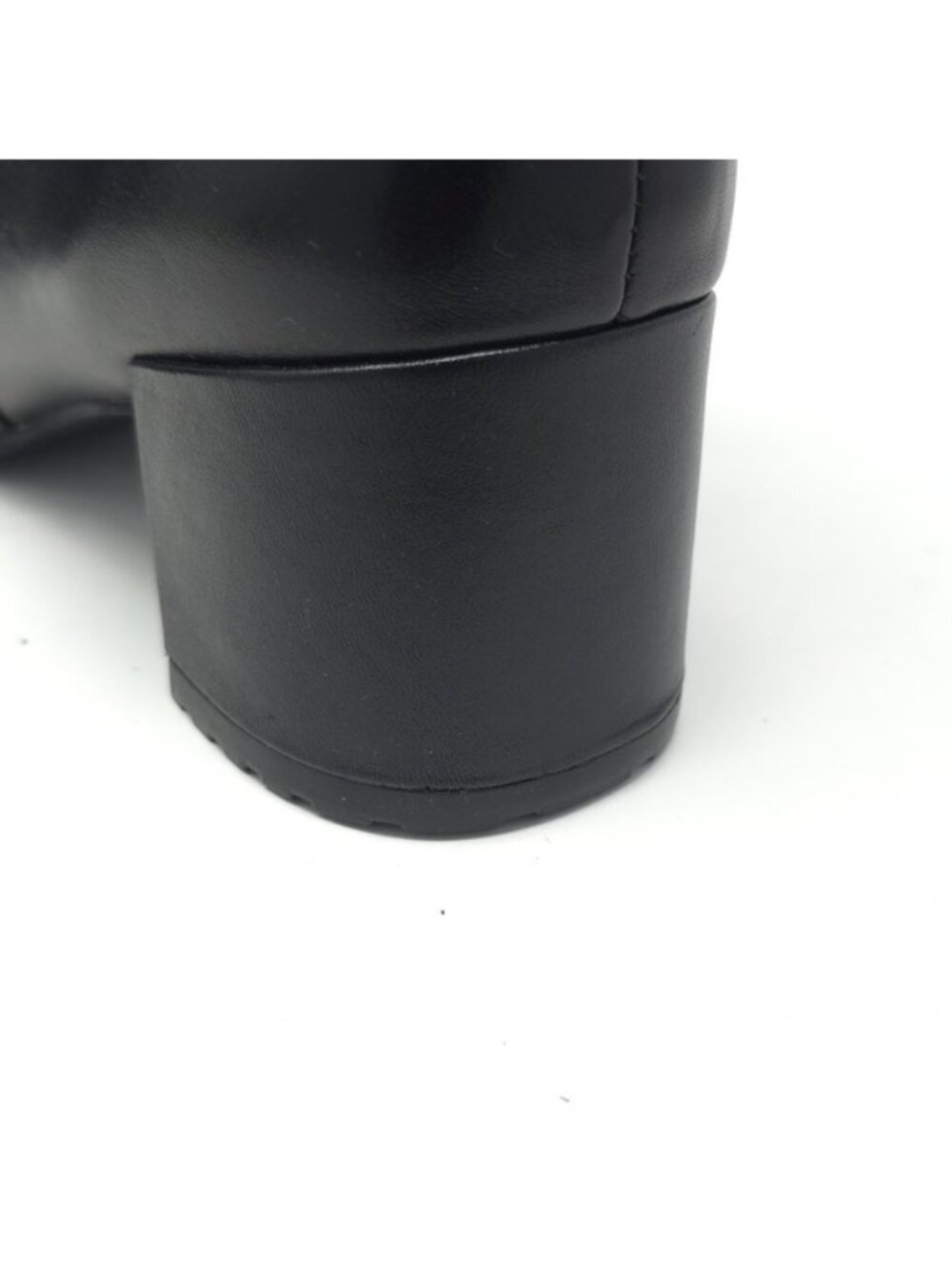 Naturalizer Bay Waterproof Heeled Ankle Boot Black Leather 11 M - Picture 11 of 14
